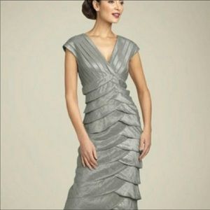 Adrianna Papell  Shimmering Ruffle Occasion Dress6